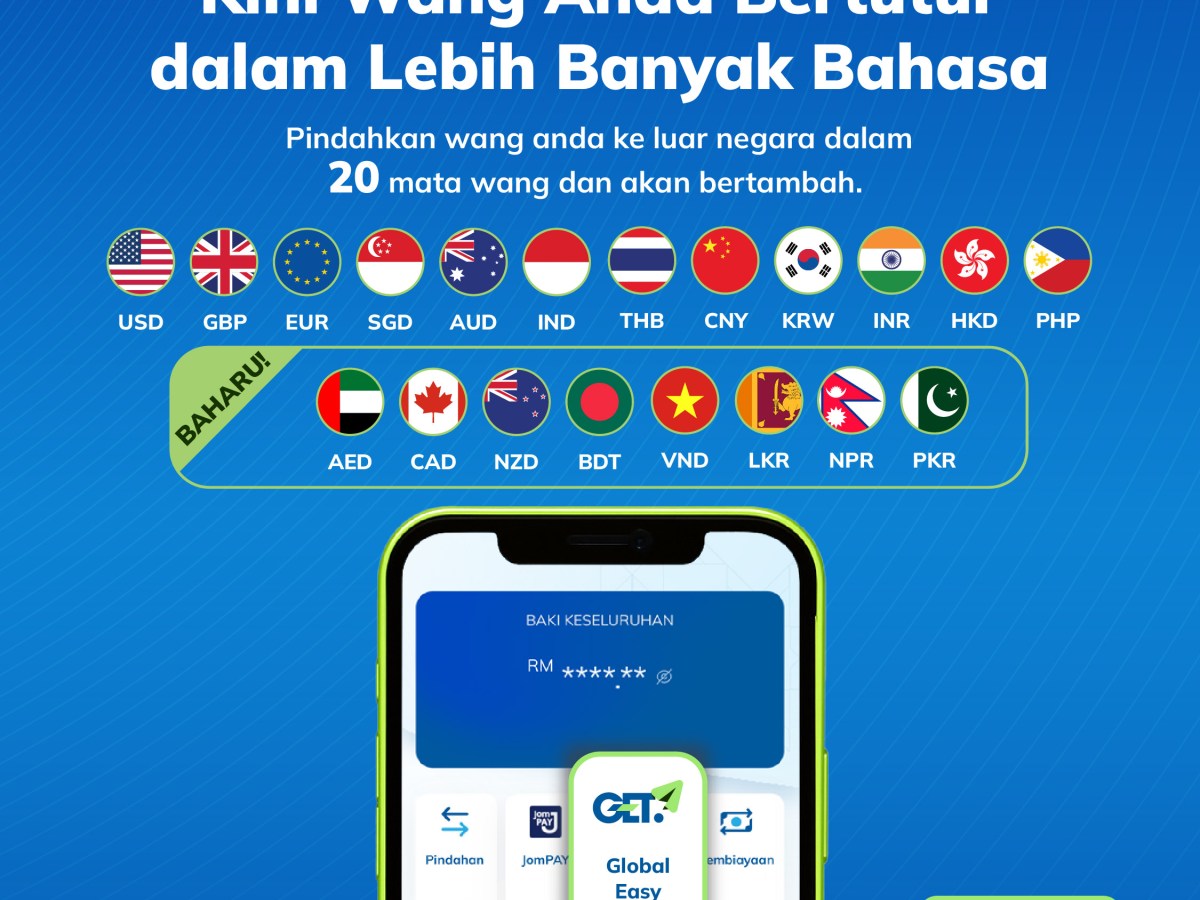 GET MBSB BANK KINI SOKONG 20 MATA WANG, URUSAN KIRIMAN WANG ANTARABANGSA LEBIH&nbsp;MUDAH