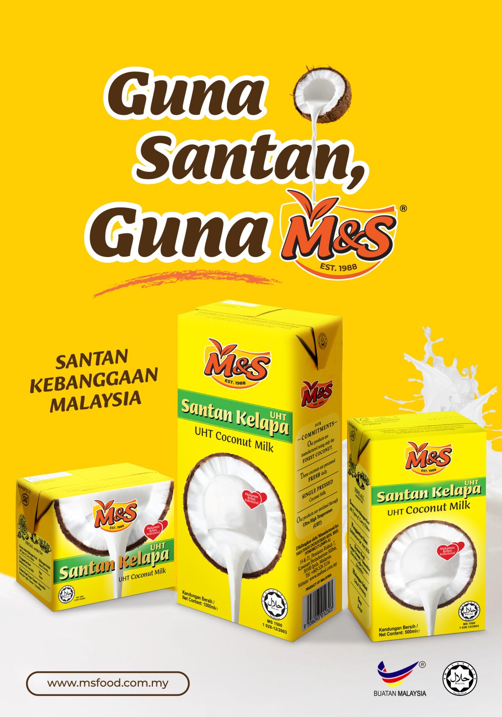 M&S Santan Lancar Kempen ‘Cukup to Lebih’, Angkat Kreativiti Santan Dalam Hidangan Kegemaran Malaysia
